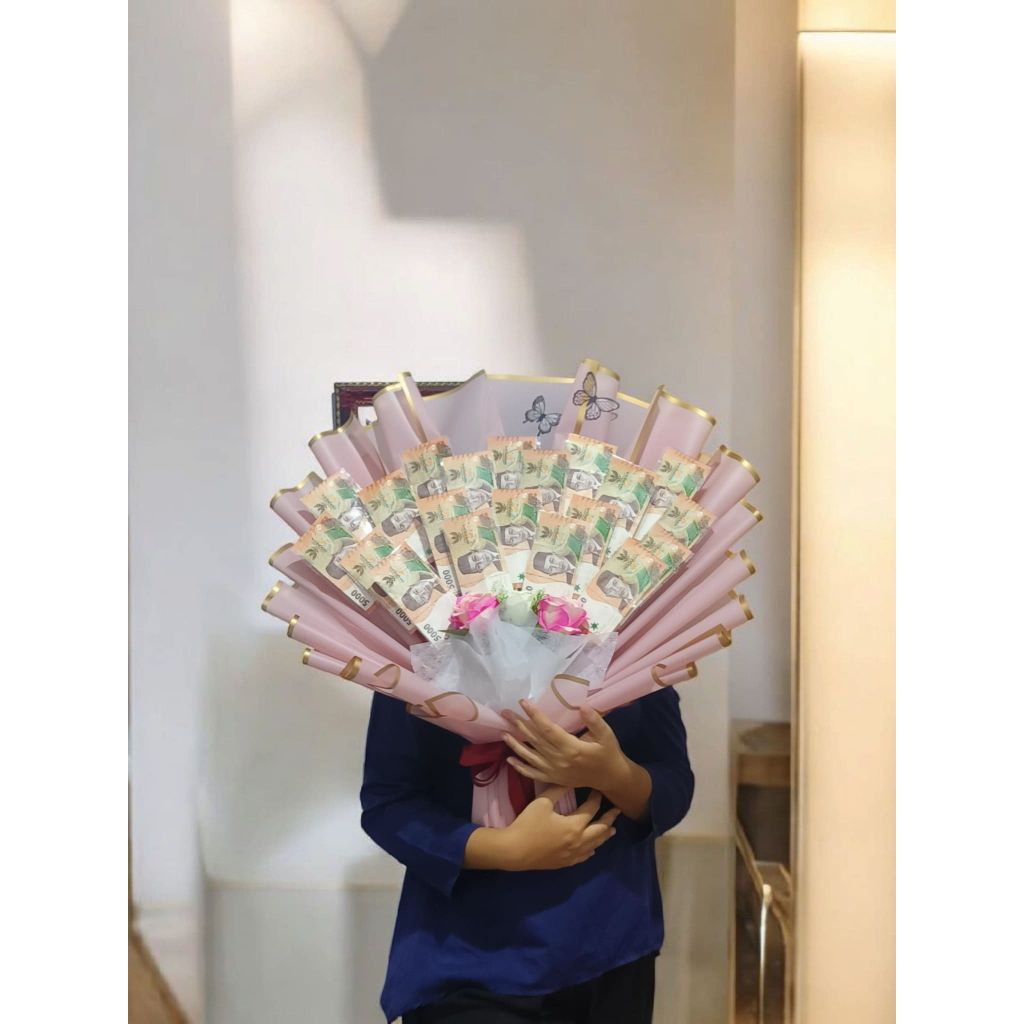 

kerangka buket uang isi 20 lembar