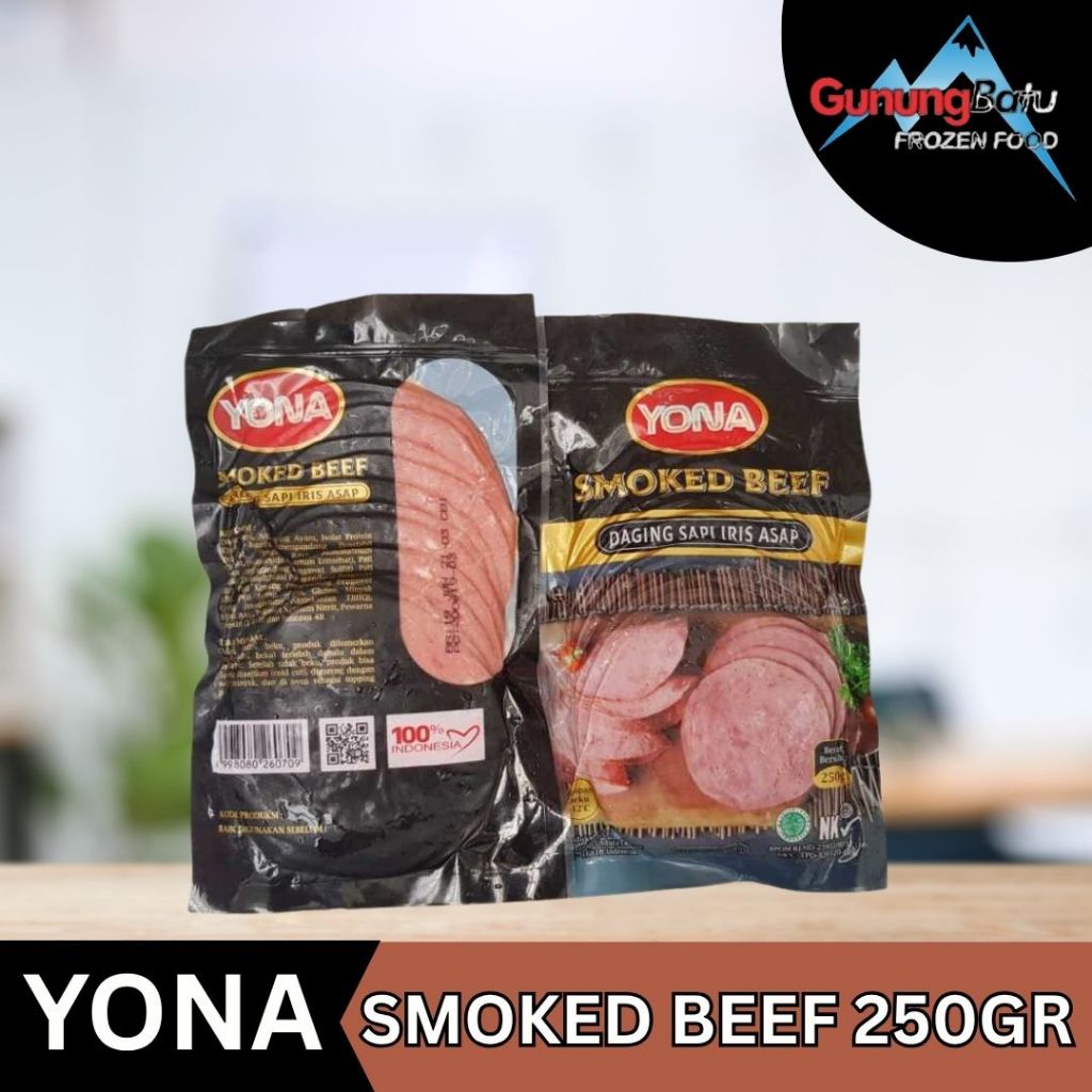 

YONA SMOKED BEEF 250 GRAM/ ISIAN ROTI