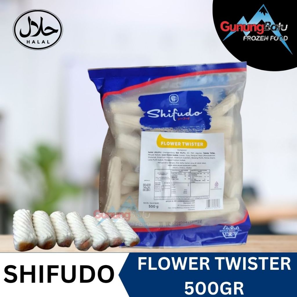 

SHIFUDO FLOWER TWISTER 500GR IKAN OLAHAN COCOK UNTUK STEAMBOAT/SUKI-SUKI