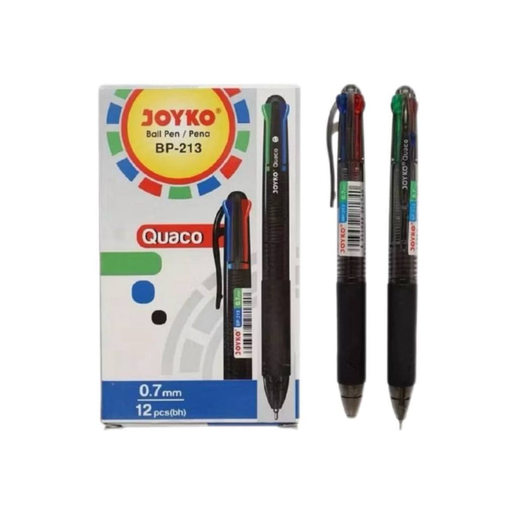 

Pulpen Joyko Quaco( BP-213 ) 4 Warna / Pulpen 4 Warna