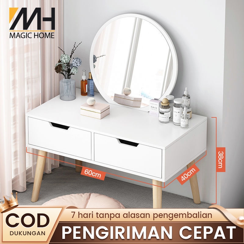 MAGICHOME Meja Rias Mini / Meja Rias Aesthetic / Meja Rias Lampu LED