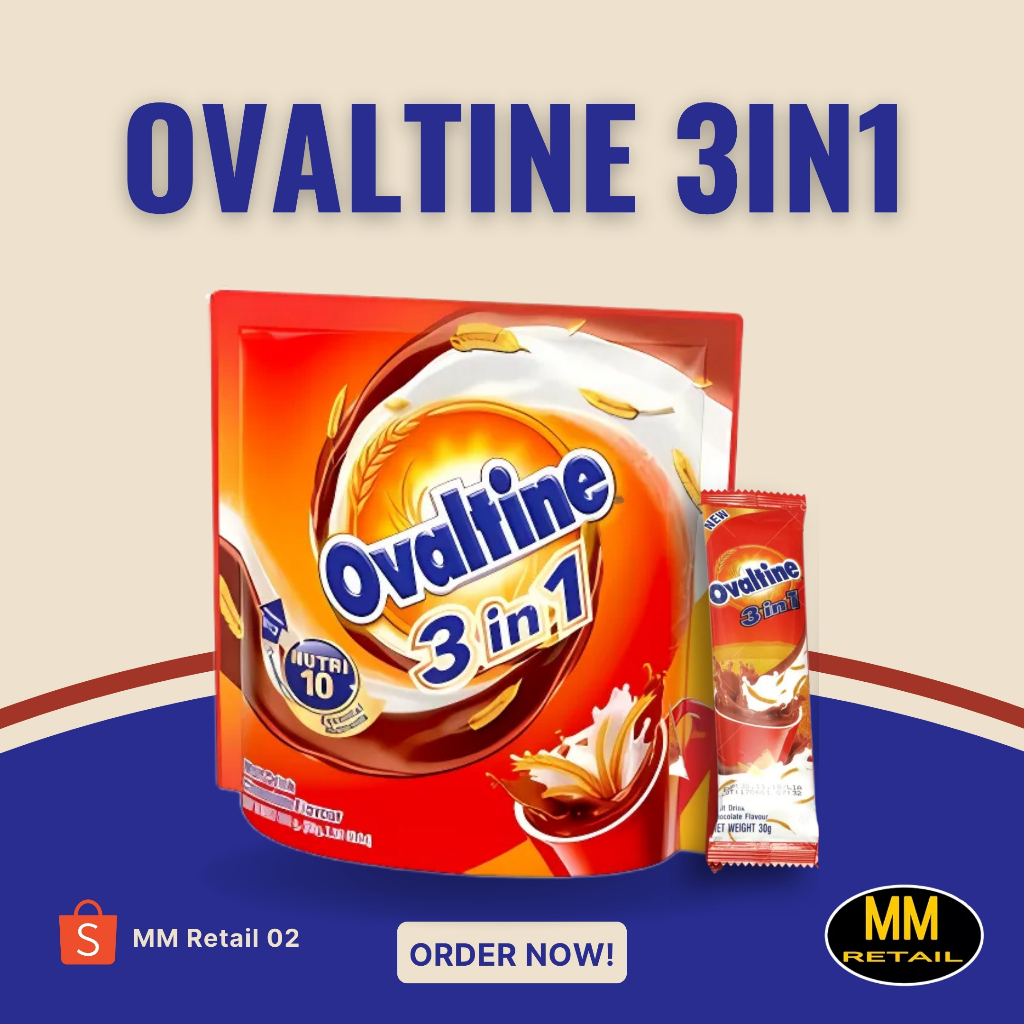 

OVALTINE 3in1 Susu Bubuk Coklat Stik 20 sachet