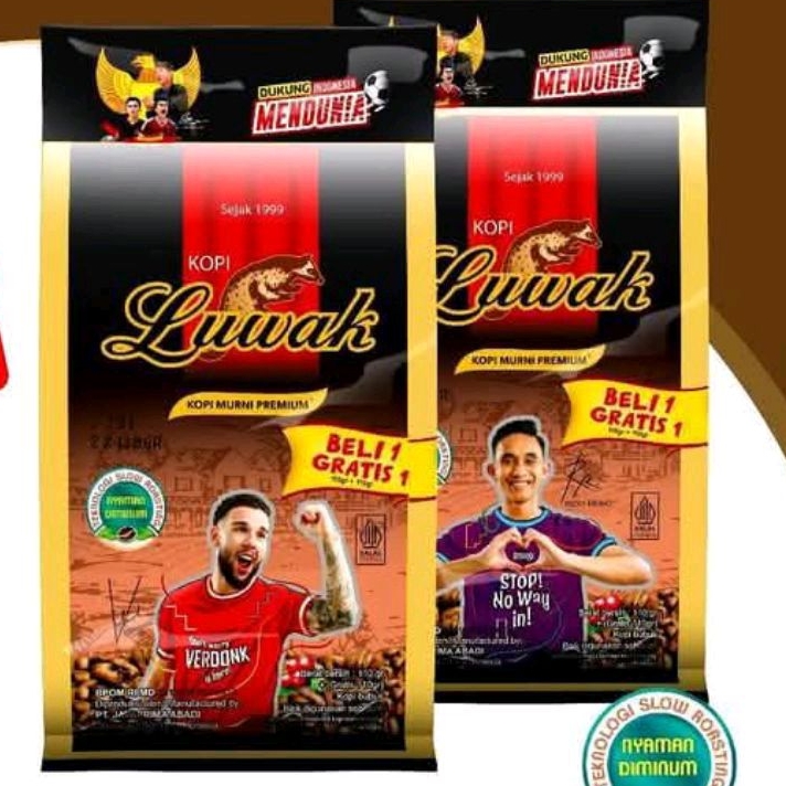 

Kopi Luwak murah beli 1 gratis 1 kemasan 110 gram X 2