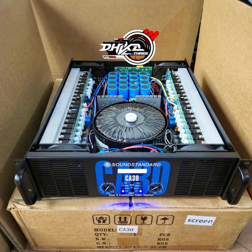 POWER AMPLIFIER SOUNDSTADARD CA 30 LCD NEW SCREEN/ POWER SOUNDSTANDARD CA 30 NEW LED SCREEN / Power 