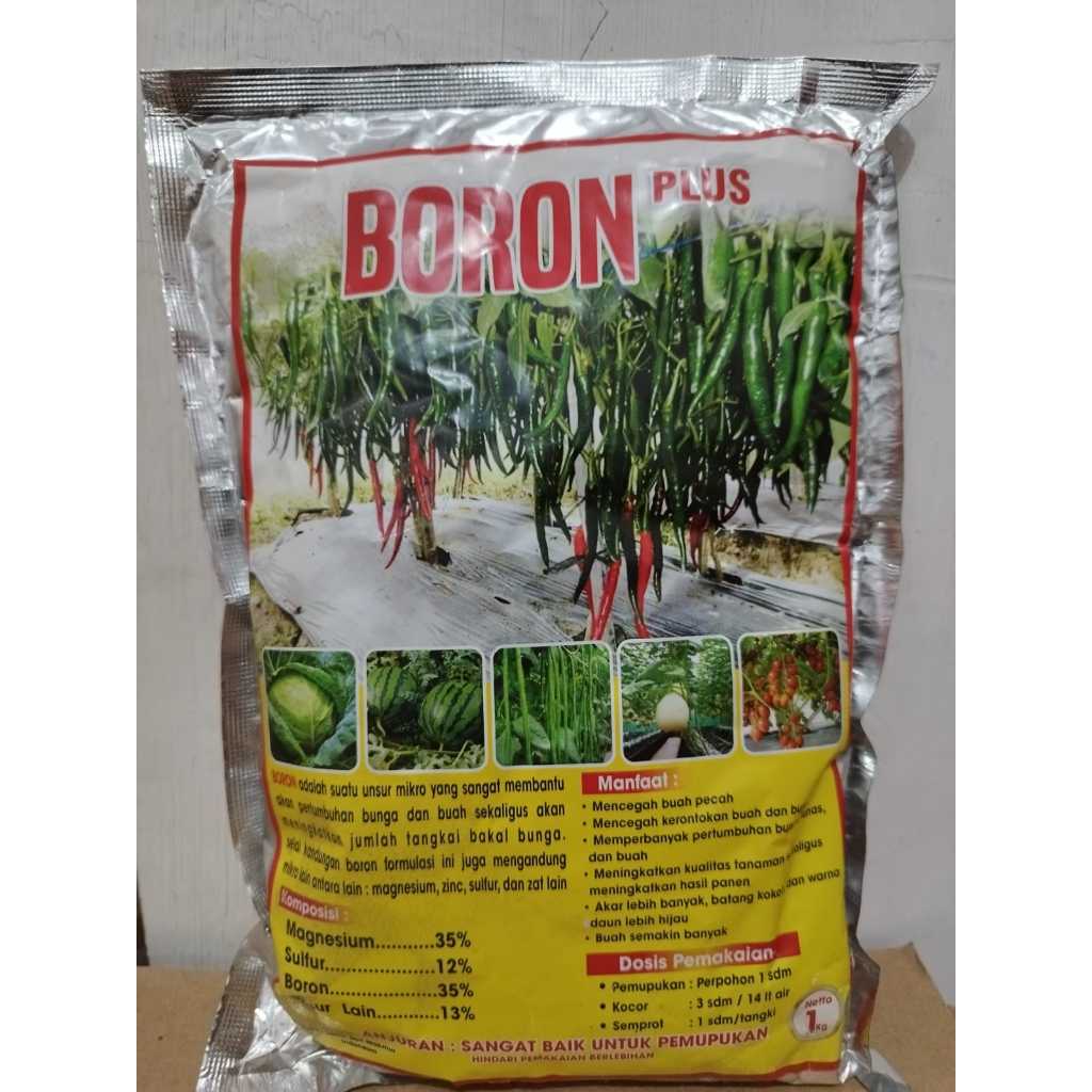 

BORON PLUS 1Kg Mencegah buah pecah,kerontokan