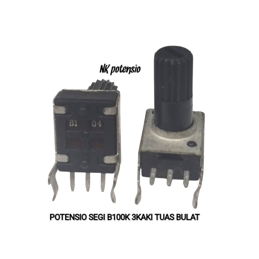 POTENSIO SEGI B100K 3KAKI TUAS BULAT POTENSIO MIXER