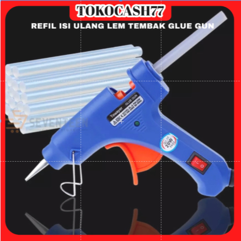 

REFILL ISI ULANG LEM TEMBAK GLUE GUN / LEM TEMBAK ISI ULANG TRANSPARAN BENING SERBAGUNA