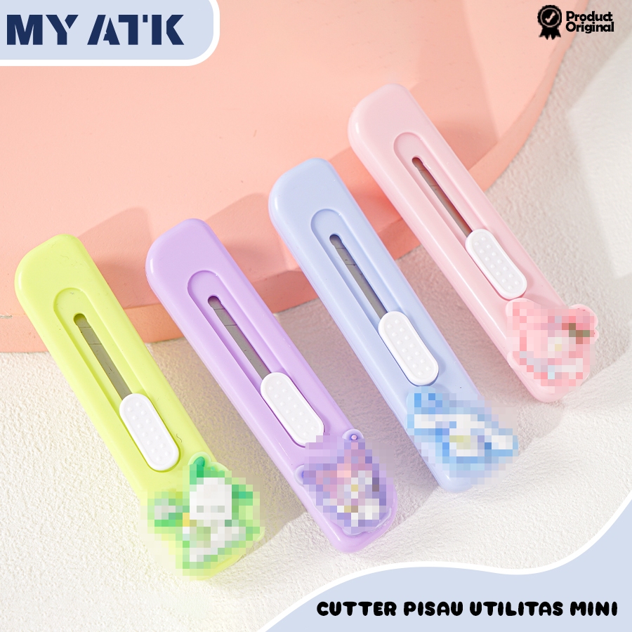 

1PCS Cutter Mini Karakter Pisau Cutter Silet / Knife Pemotong Mini Travelling Small