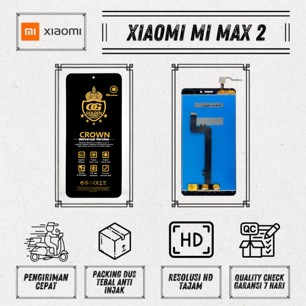 LCD TOUCHSCREEN XIAOMI MI MAX 2 / LCD XIAOMI MIMAX 2 / LCD MIMAX 2/ LCD MI MAX 2 FULLSET
