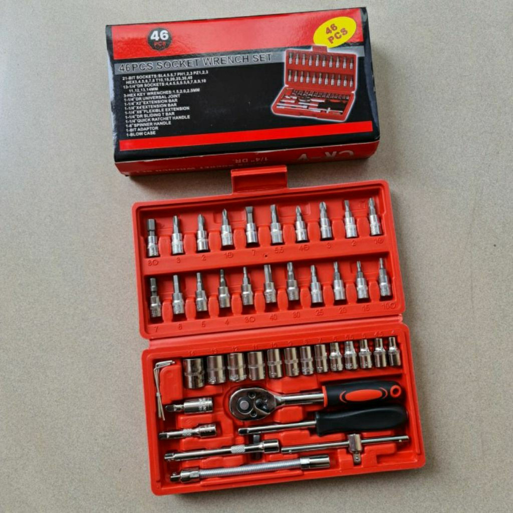 Decker Kunci Shock Set 46 Pcs