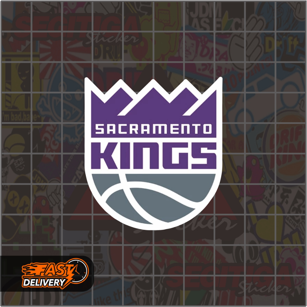 

Sticker Team NBA Sakramento King Ukuran 4.5 x 5 Cm