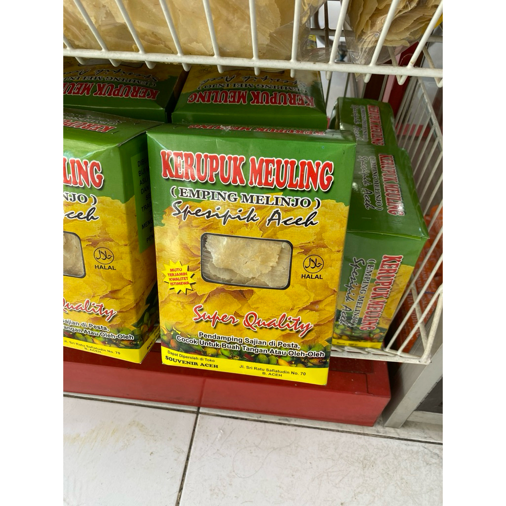

Emping Meulinjoe Asli Aceh 500gr