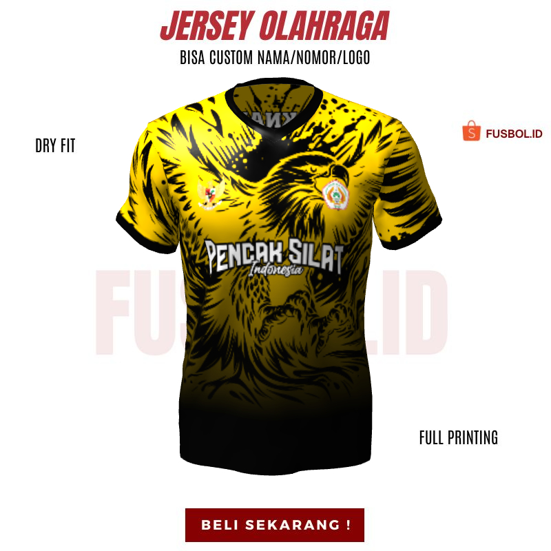 Kaos Jersey Pencak Silat Indonesia Jersey Beladiri Bisa Custom 99