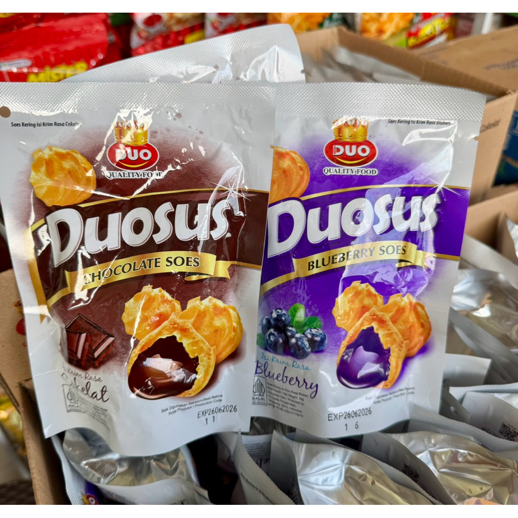 

Duosus soes coklat pouch 30gr ECER Per pcs
