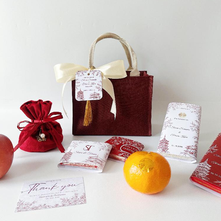 Littlezora - Sangjit Hampers Teapai | Gift Set Hampers Teapai Sangjit | Wedding Souvenir Birthday Ba