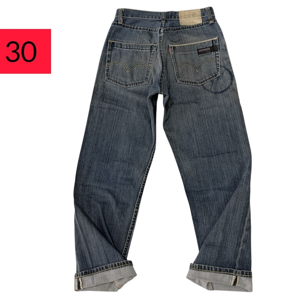 Celana panjang jeans LVS 505 FENOM X FRAGMENT DESIGN Selvedge Accent ( size 30 )