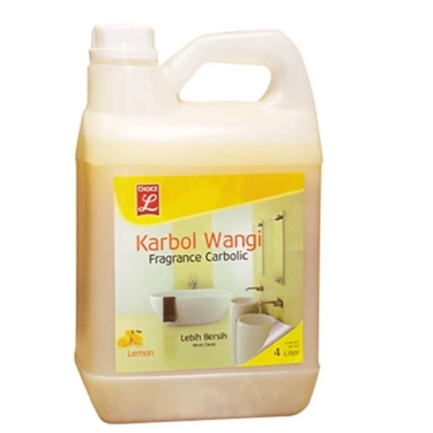 Choice L Karbol wangi Fragrance Carbolic 4 liter Pembersih wangi Lemon