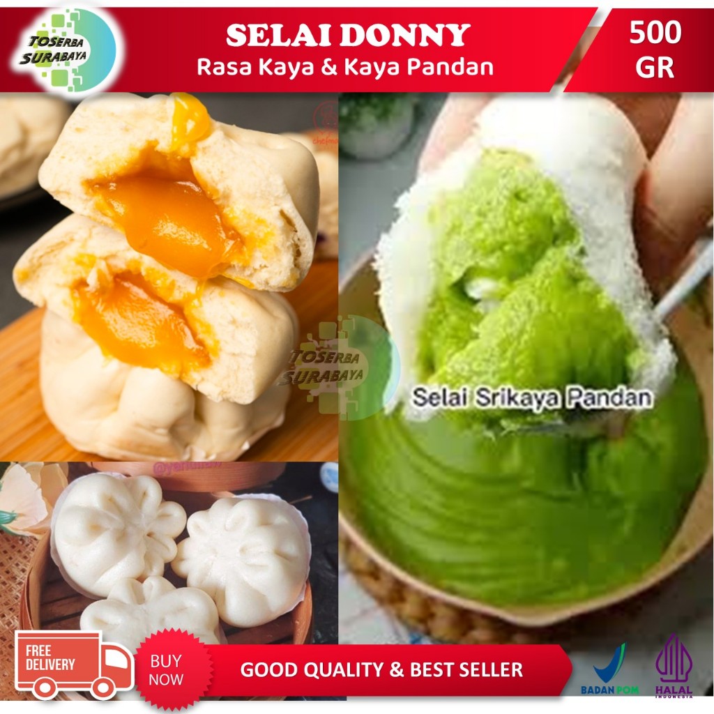 

Forcysn Selai Donny Rasa Kaya & Kaya Pandan Kemasan 500Gr - Halal & Bpom