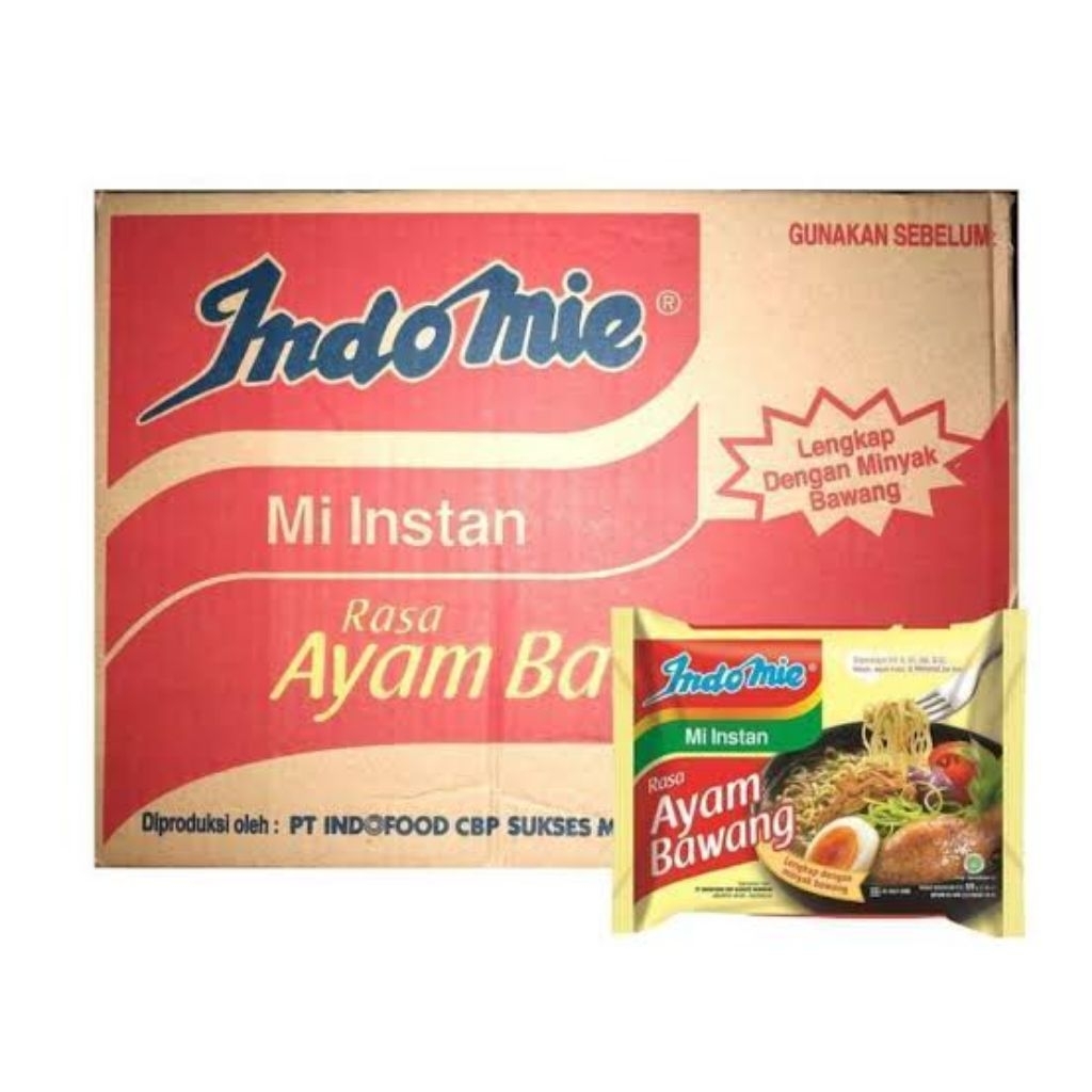 

Indomie Ayam Bawang 1 Dus isi 40 pcs kuah