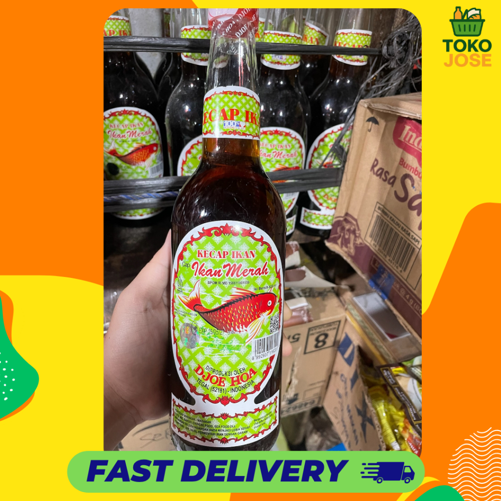 

Kecap Ikan Djoe Hoa cap Ikan Merak (1 botol)