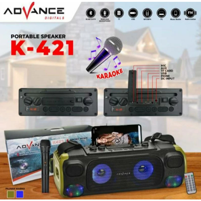 ADVANCE PORTABLE SPEAKER K 421