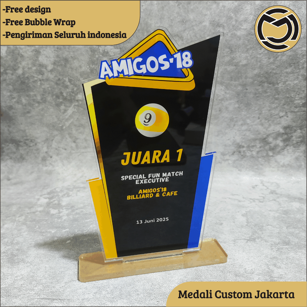 Plakat Akrilik, Plakat Custom, Plakat Cepat, Plakat Murah, Plakat Award, Plakat Mewah, Plakat Kilat