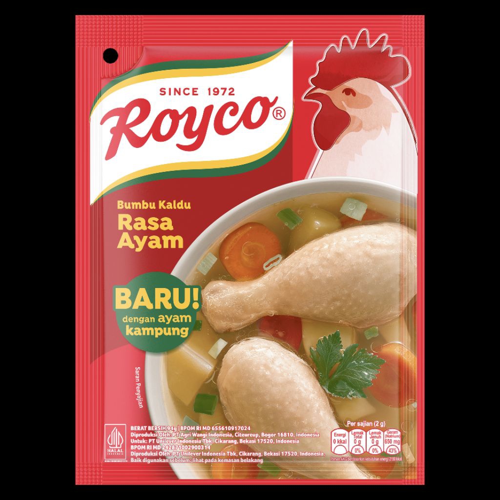 

Royco kaldu ayam 1pcs 9gr