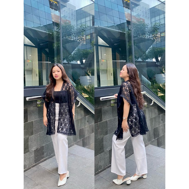 Brokat Outer - Brokat Vest - Outer Ramadhan - Outer formal dan non-formal Atasan Baju Wanita elegan 