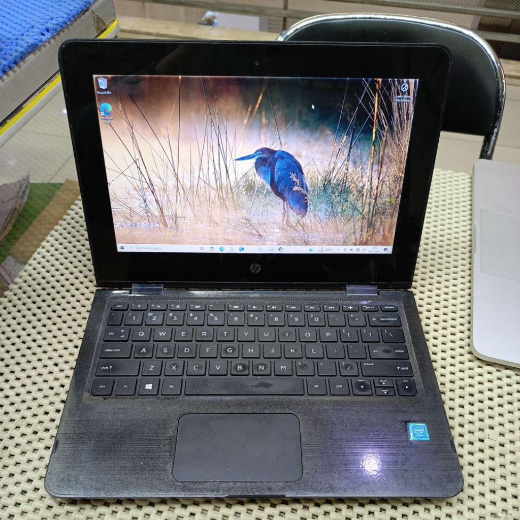Netbook HP x360 lipat touchscreen intel n3060 Ram 4 HDD 500GB
