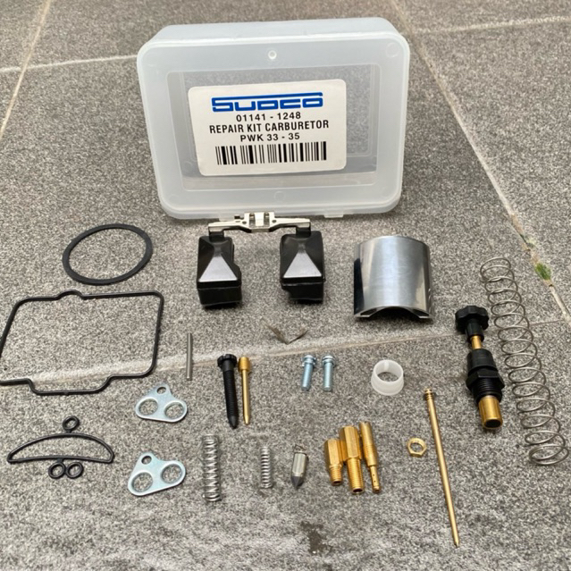 REPAIR KIT REPARKIT CARBURATOR PWK 33 35 GRADE A REPARKIT SUDCO PWK SET