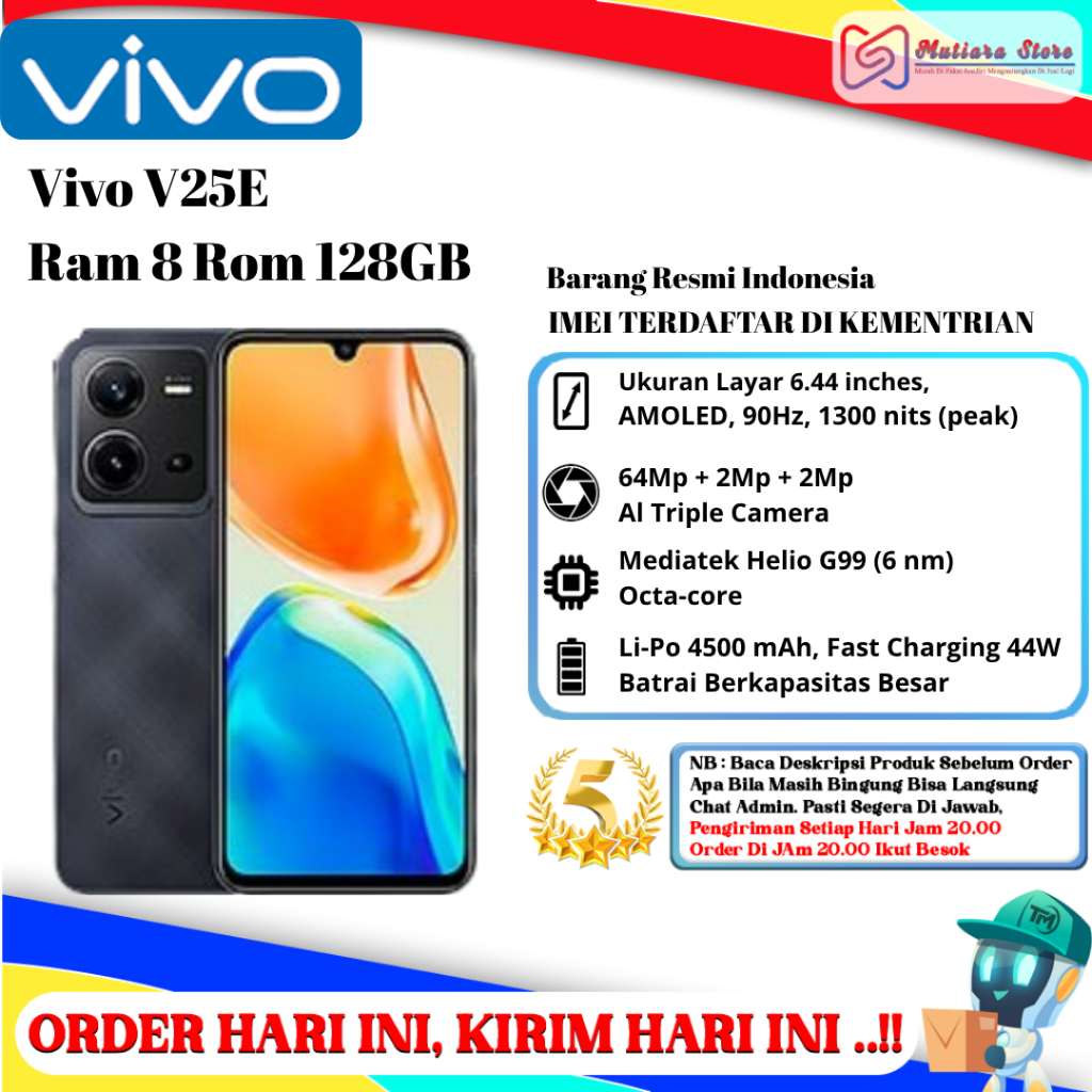 Vivo V25E Ram 8 Rom 128GB