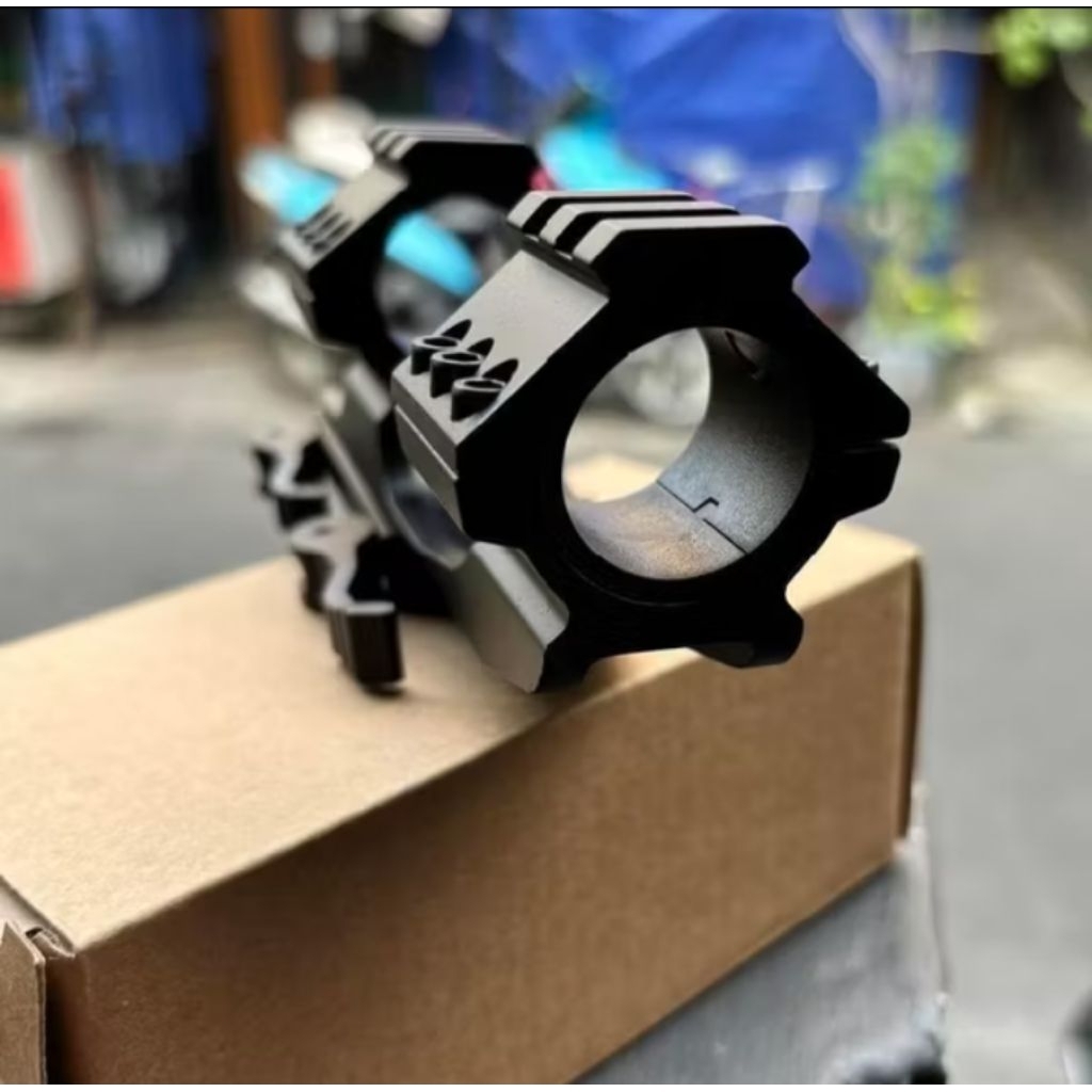 mounting one piece/perahu/telescope rell 22 untuk OD 30-25