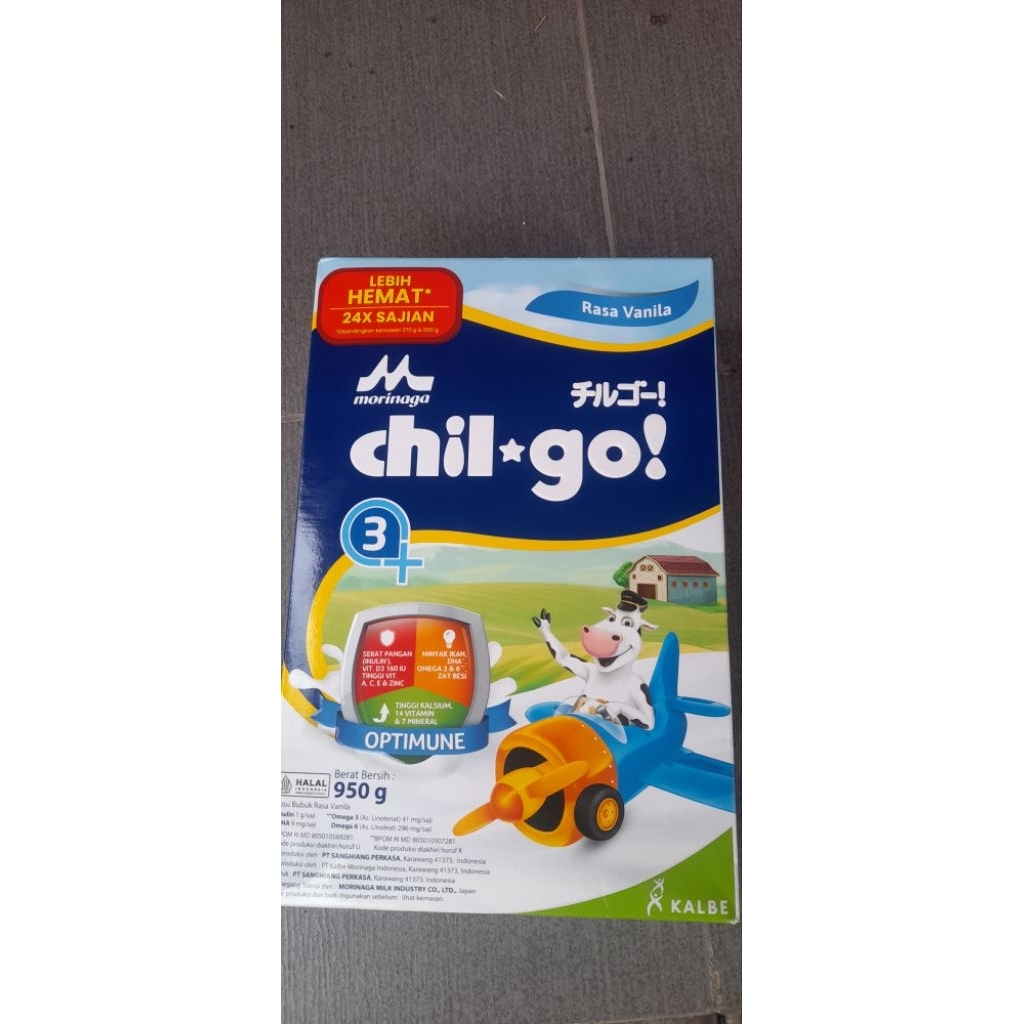 

susu chil-go! chil go 3+ vanila 950g
