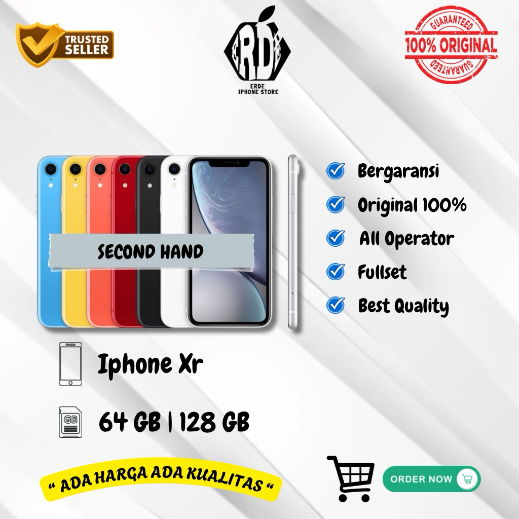 Iphone Xr 128 GB Second Original Mulus Bergaransi