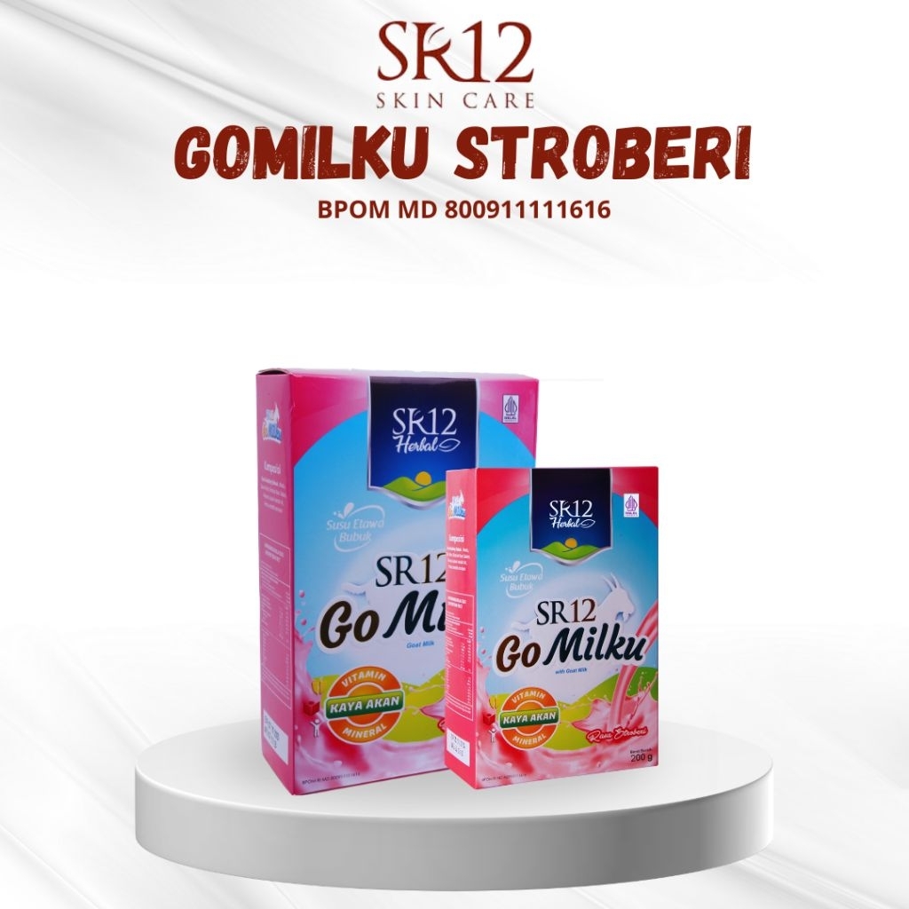 

SUSU GOMILKU SR12 STROBERI/SUSU KAMBING ETAWA GOMILKU