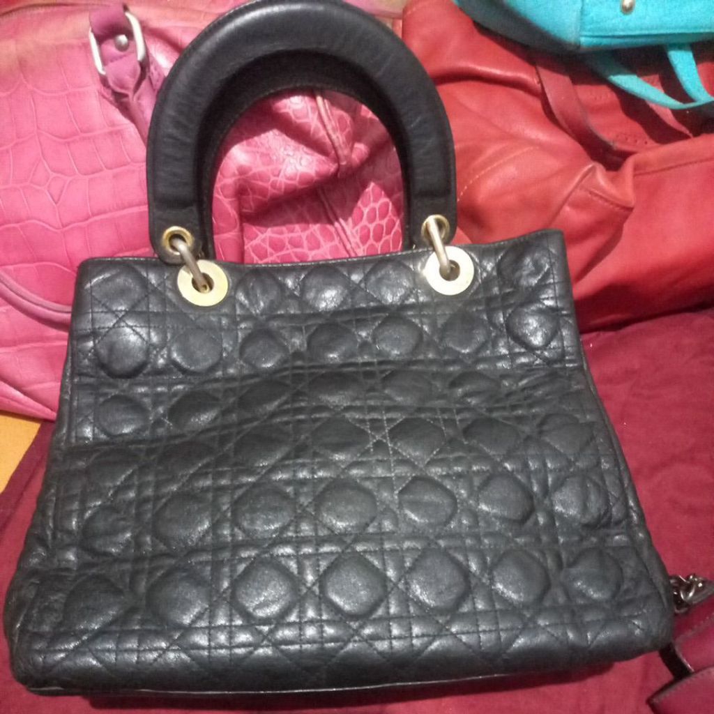 tas kulit sapi asli brand ala dior