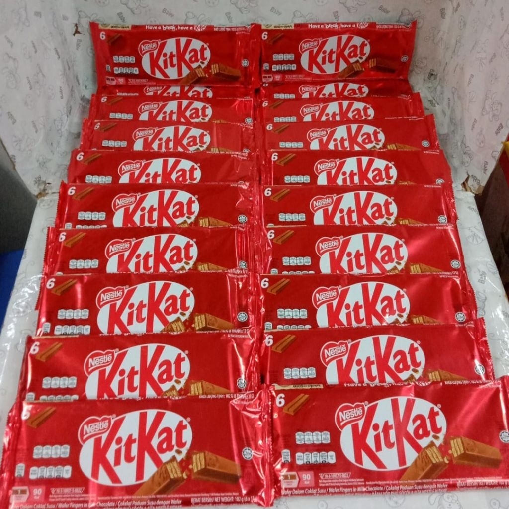 

Nestle Kit Kat Wafer Coklat 2F 6×17gr