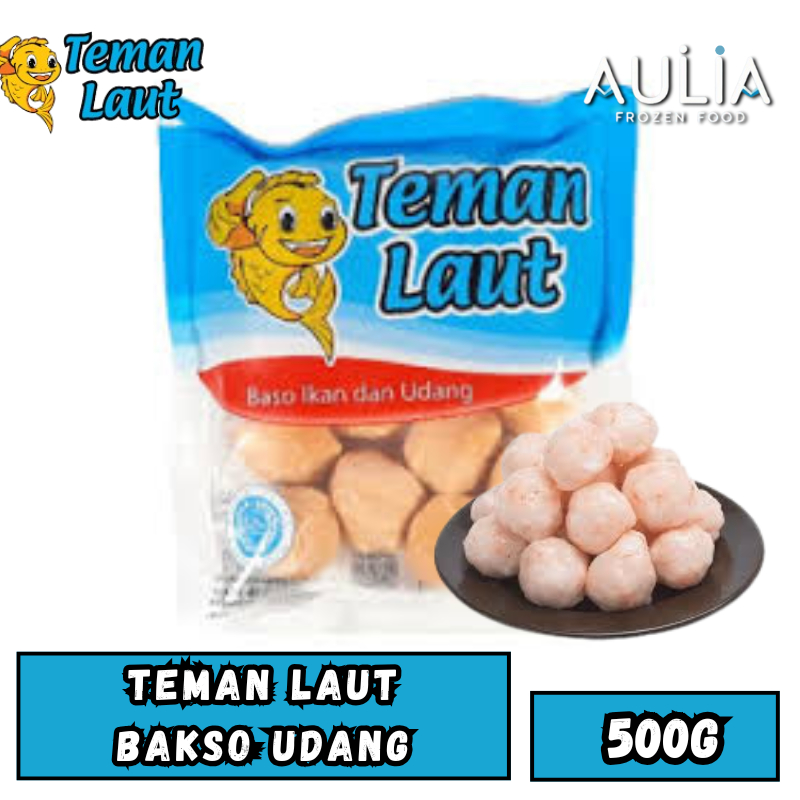 

Teman Laut - Bakso Udang 500g/ Bakso Udang - Teman Laut 500gr / Frozen Food Depok / Aulia Frozen Food