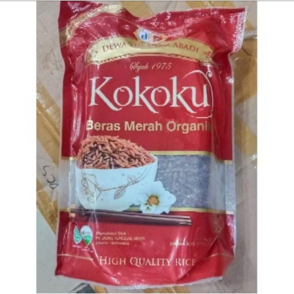 

KOKOKU beras merah organik 2kg - beras khusus - organic
