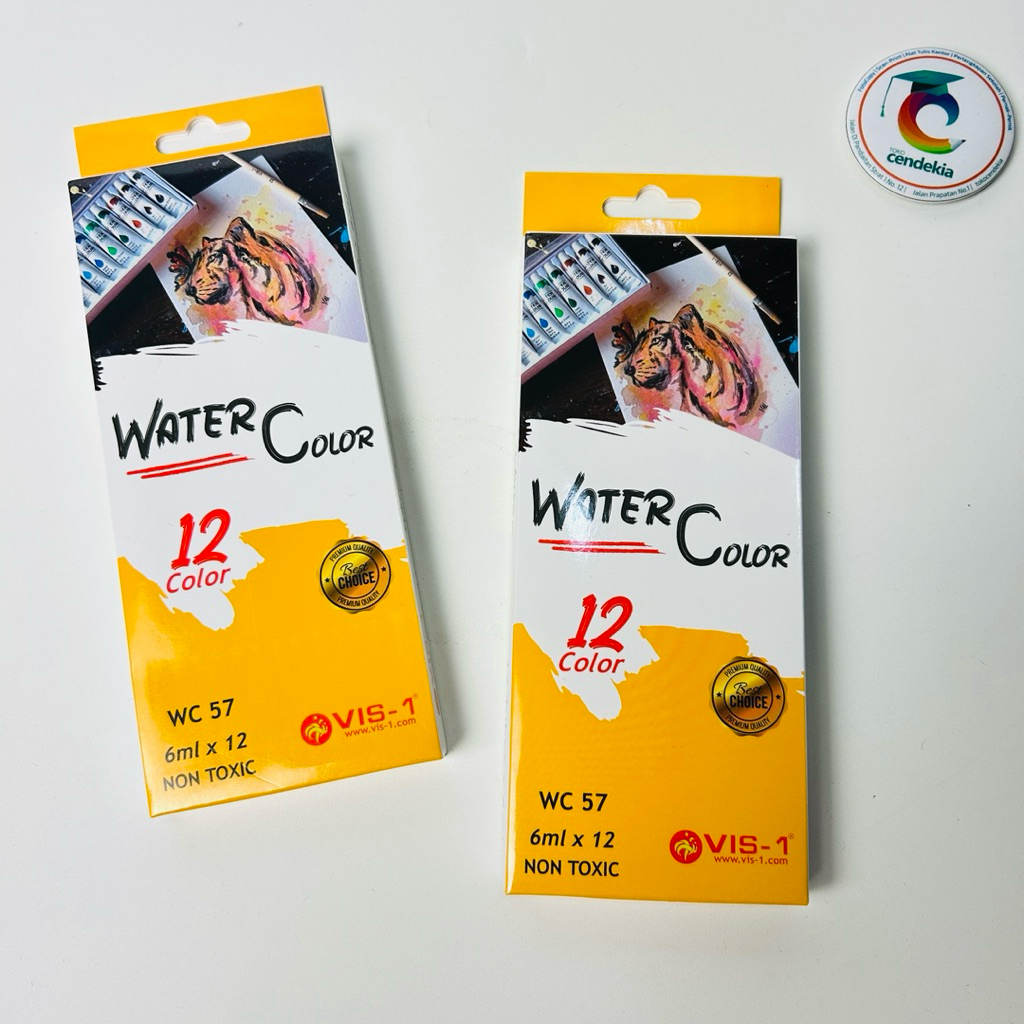 

Cat Air Water Color VIS-1 6ml x 12 warna WC 57