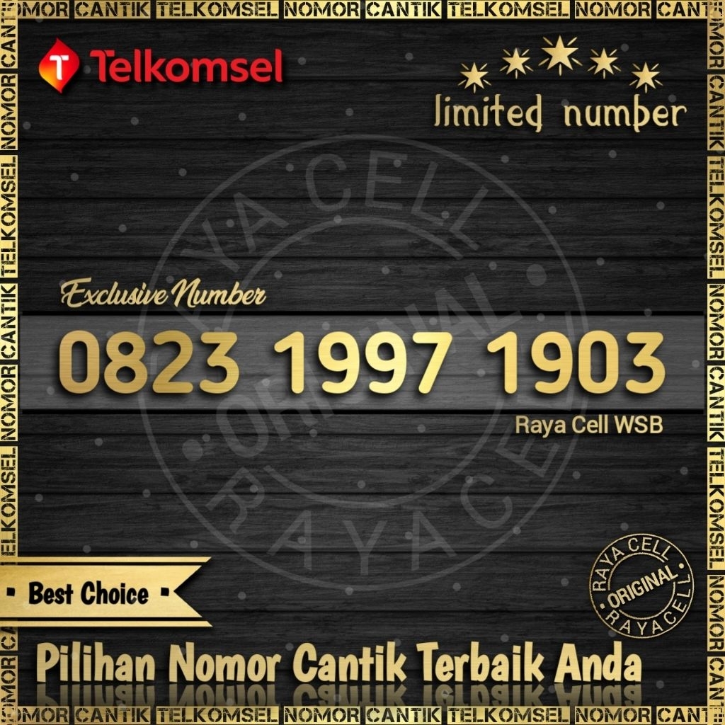 Nomor Cantik Simpati 1997 1903