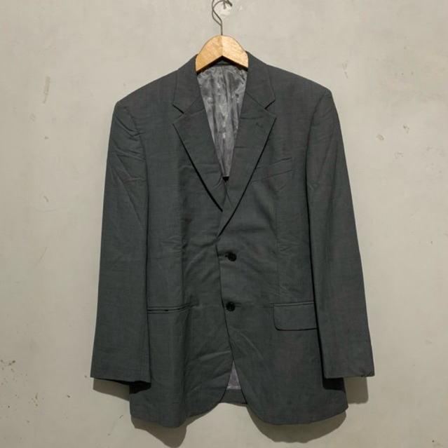 Jas Suit Blazer Pria Givenchy Men Vintage Abu L ( 72x52 ) Like New Authentic Original Second Prelove