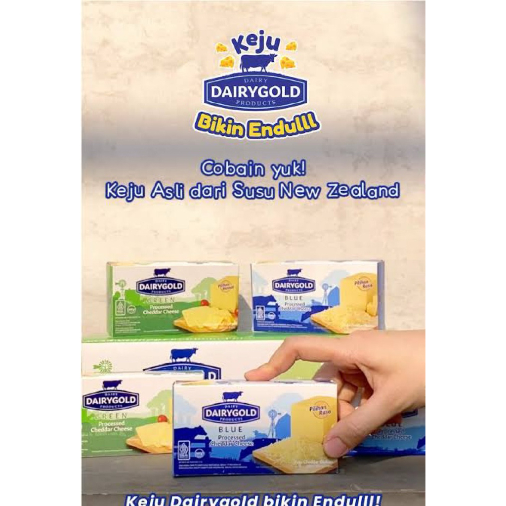 

keju dairygold blue & green 160 gr