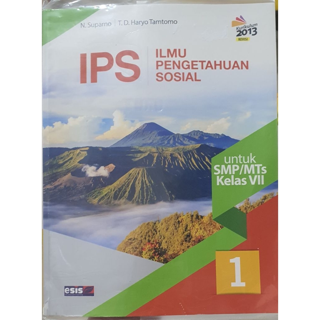 Buku IPS kelas 7 Esis N.suparno