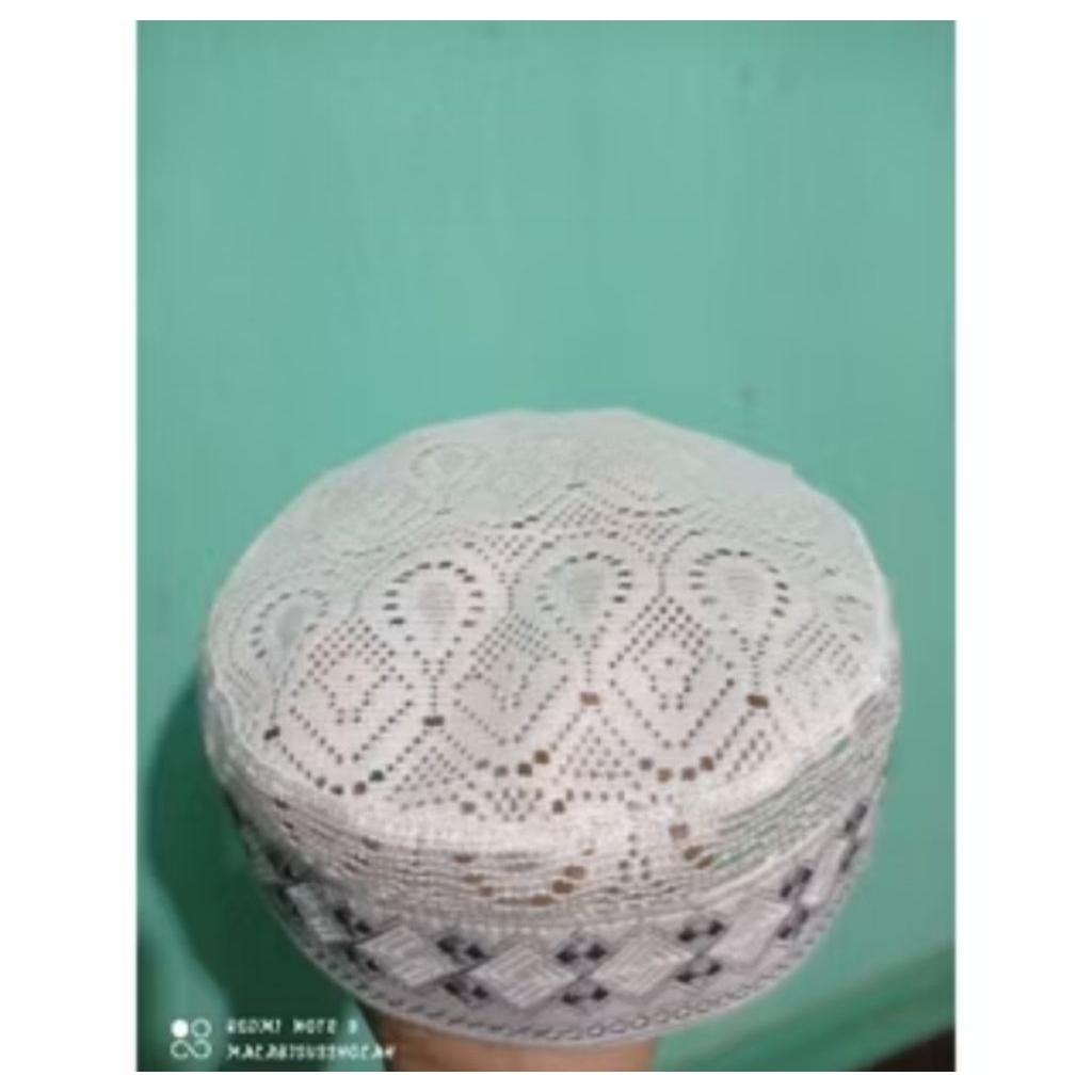 TERBARU Kopiah/peci hajir marawis, kopiah surut 3 jari ,kopiah jaring lulu