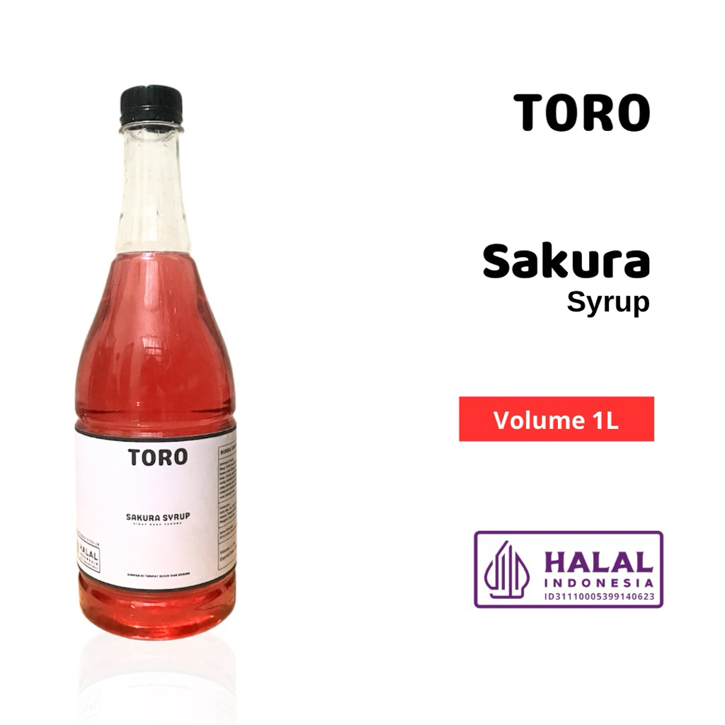 

Sakura Syrup / Sirup Rasa Sakura 1000ml ( 1L )