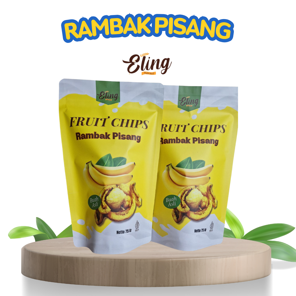 

Keripik Buah Rambak Pisang Premium Super Crunchy Banana Fresh Crispy Enak Murah