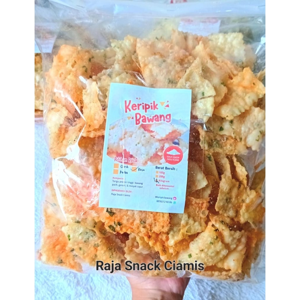 

Keripik Bawang Kue Bawang Keripik Pangsit Keju 200g