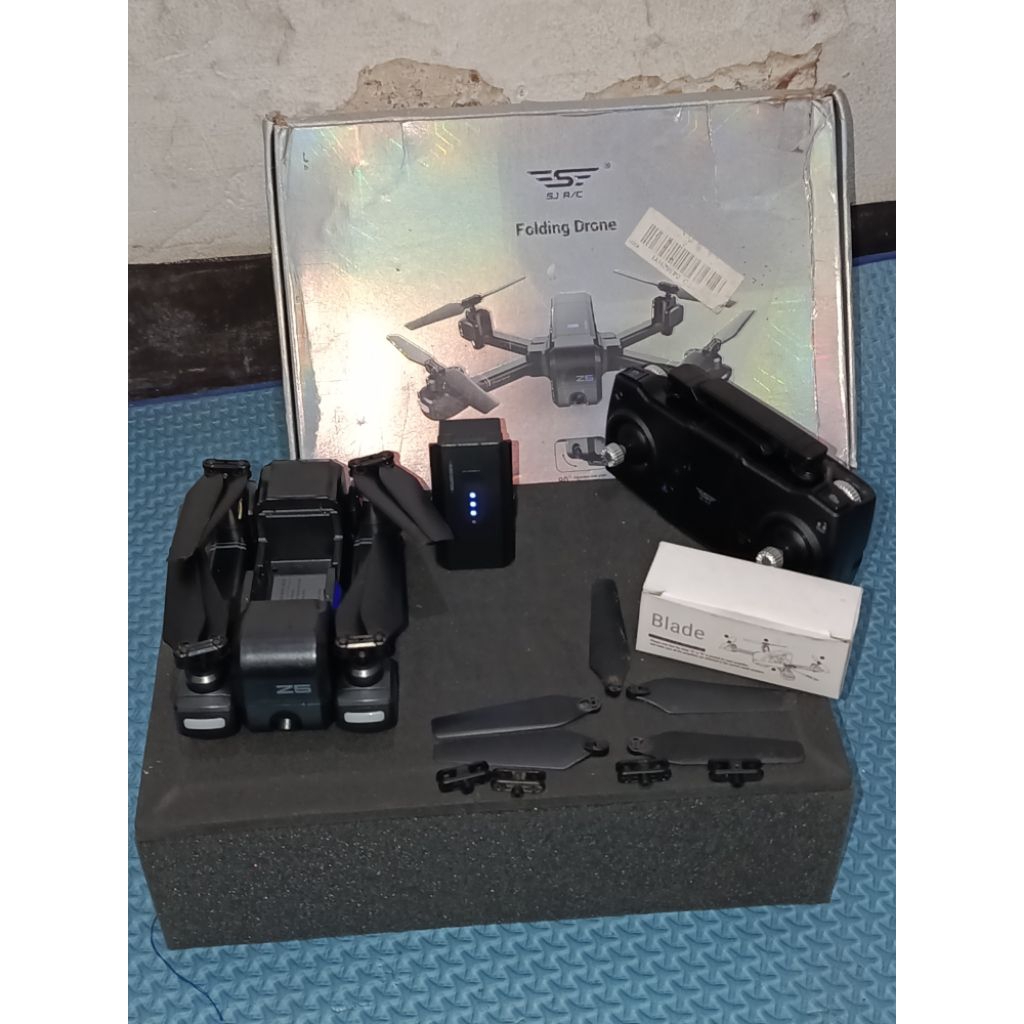 Drone Kamera SJRC Z5 GPS 1080P / 4K - Drone Lipat Profesional Wifi FPV