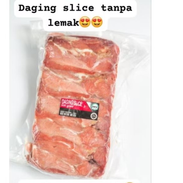 

daging slice 500g